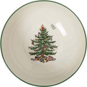 NEW box Spode Christmas Tree Round Bowl- Fine Porcelain